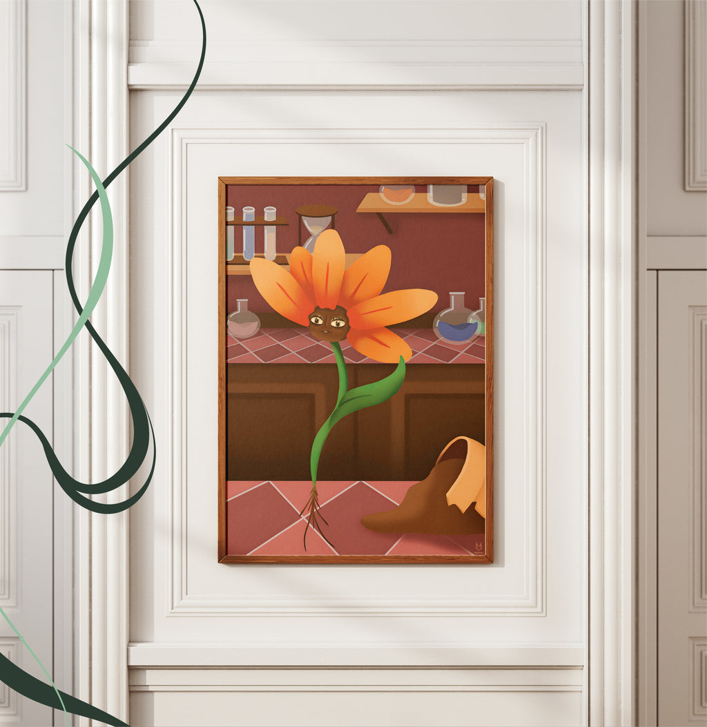 Ambulant Flower - Poster
